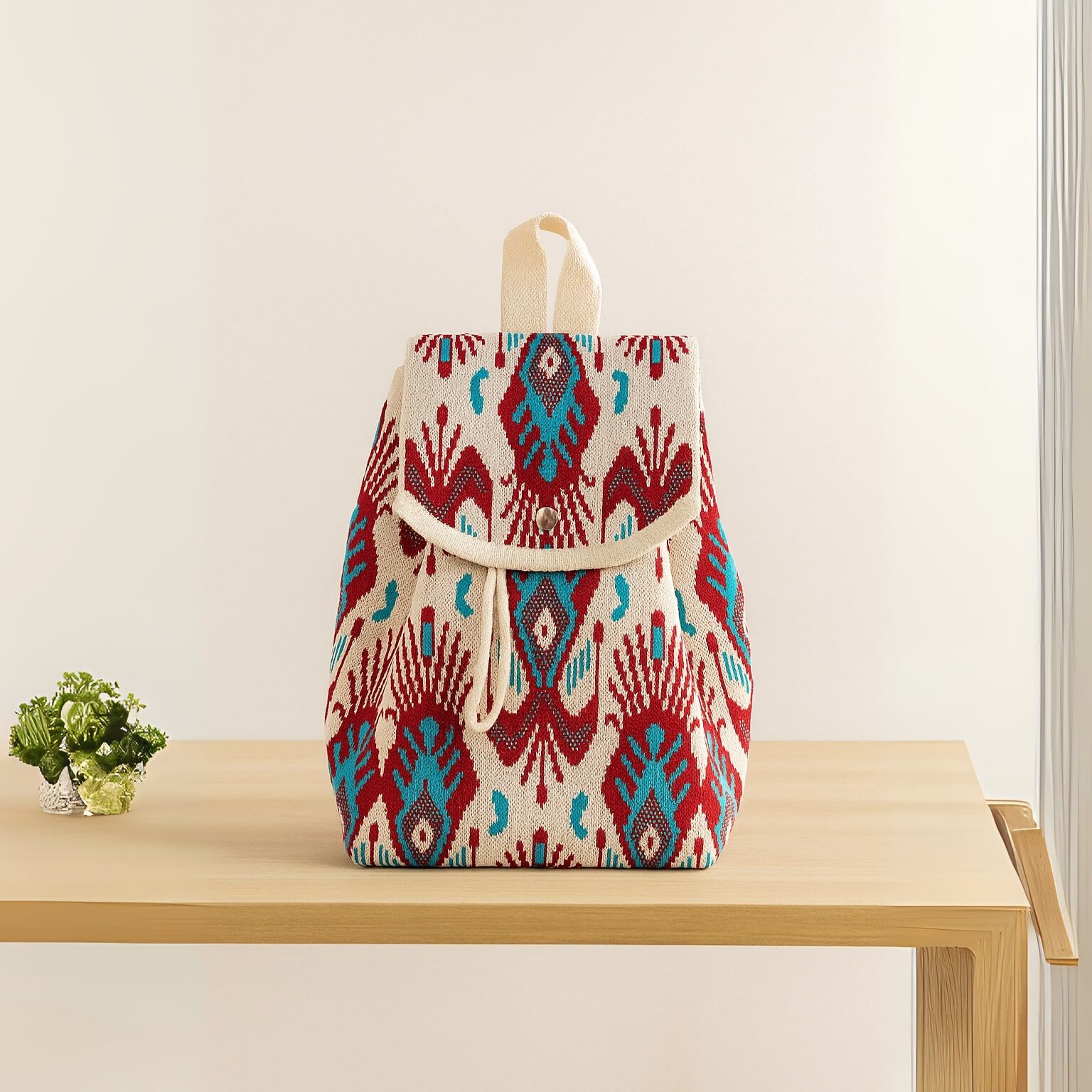 Implicity and Clarity, Fly Woven Textured Women Mini Backpack