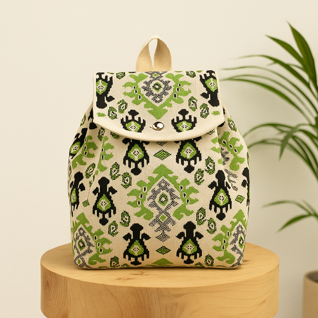 Simplicity and Clarity, Fly Woven Textured Women Mini Backpack