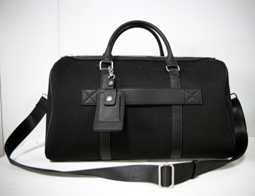 PU Lined Knit Duffle Bag - Perfect for Travel &  Sports