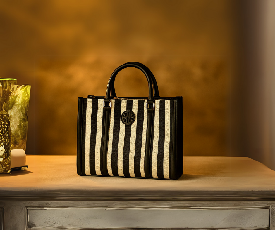 Bold Sophistication: The Iconic Striped Tote
