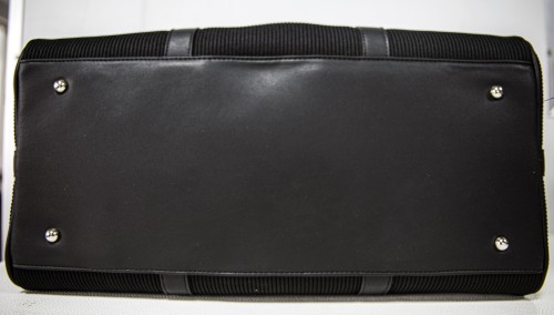 PU Lined Knit Duffle Bag - Perfect for Travel &  Sports