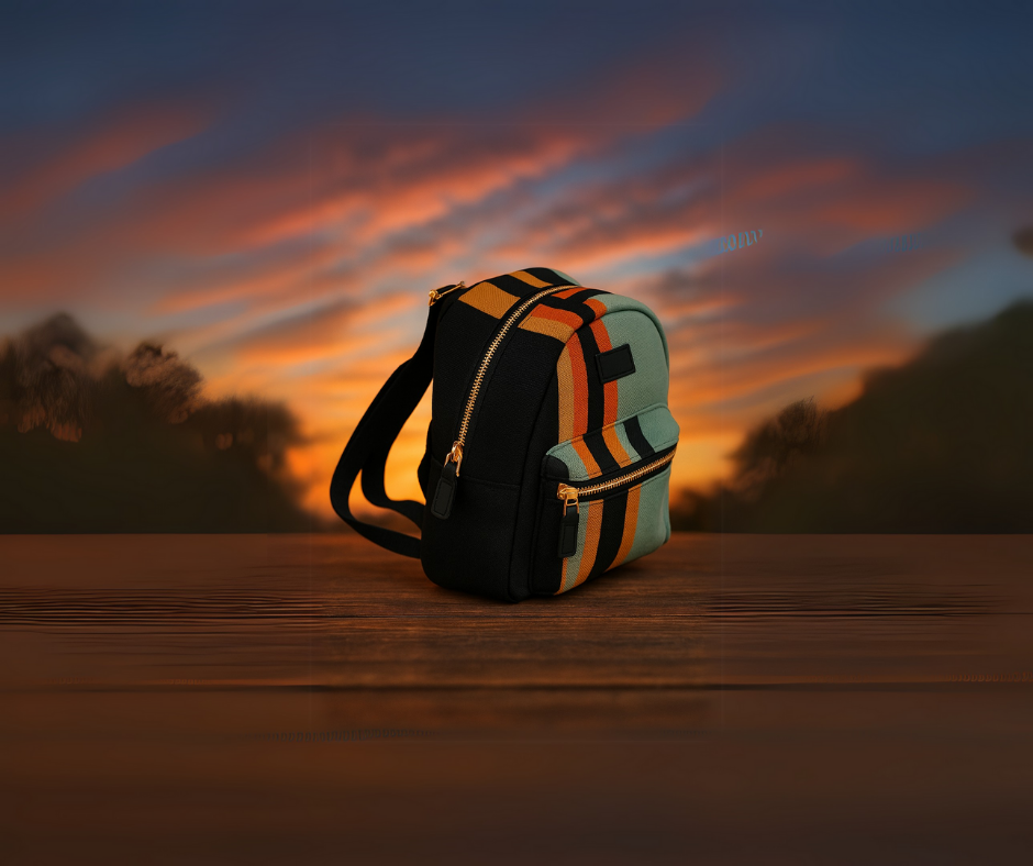 WanderPop: Colorblock Backpack for the Free Spirited Explorer